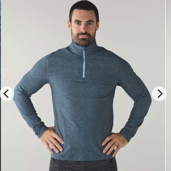 Lululemon Athletica Surge Warm 1/2 Zip Long Sleeve Top Sz M